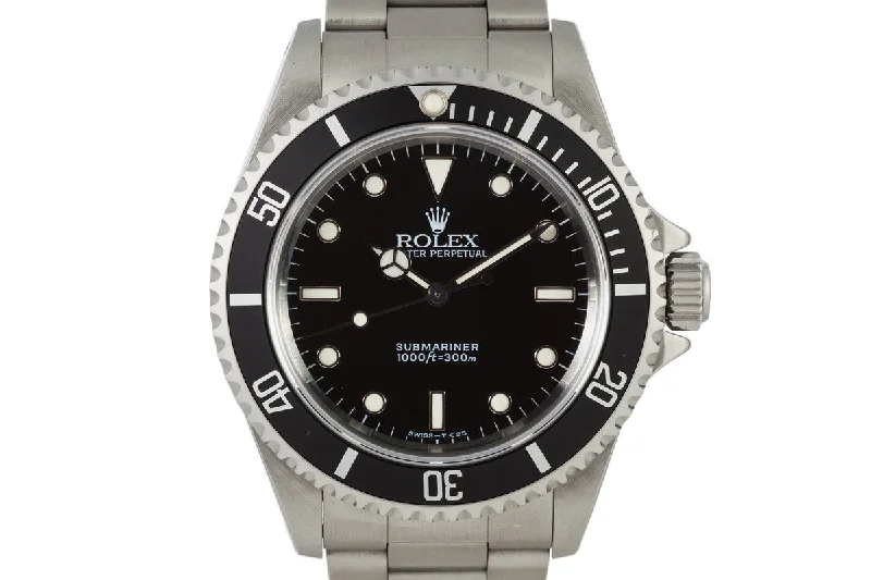 Rolex Datejust with diamond markers -1997 Rolex Submariner 14060