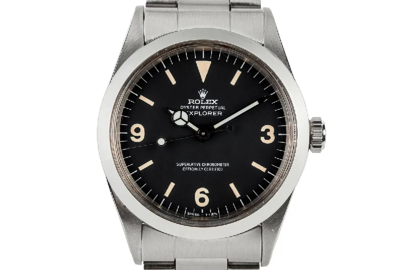 Rolex Submariner with ceramic bezel -1969 Rolex Explorer 1016