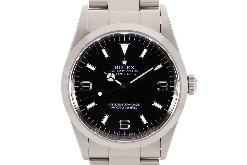 Rolex Milgauss with lightning bolt hand -1997 Rolex Explorer 14270