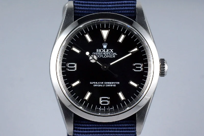 Rolex watches with rotating bezel -1996 Rolex Explorer 14270