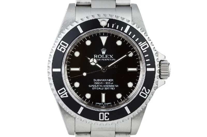 Rolex Submariner with high water resistance -2010 Rolex Submariner 14060M 4 Line Dial with Box and Papers