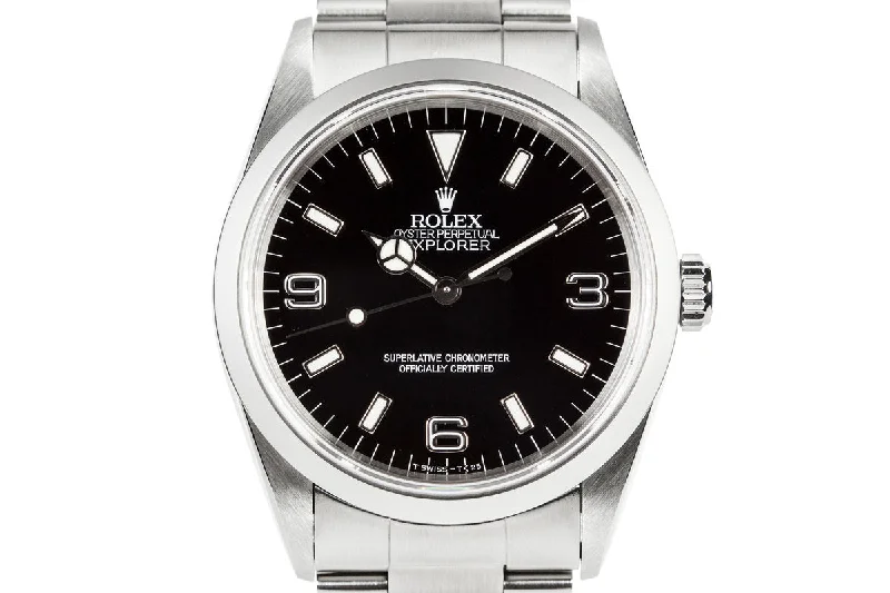 Rolex Explorer with durable stainless steel case -1997 Rolex Explorer 14270