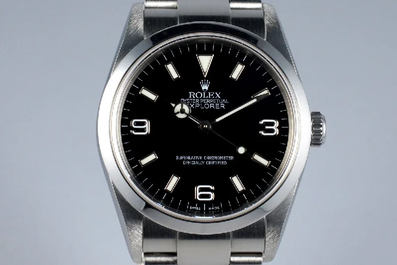 Rolex Sky-Dweller with two-tone dial -2006 Rolex Explorer 114270