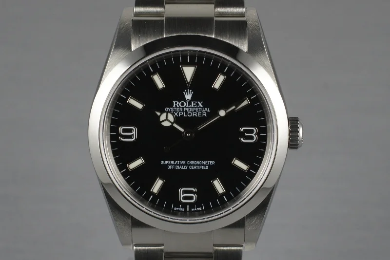 Rolex Deepsea 44mm dive watch -2005 Rolex Explorer 114270 with Box and Papers