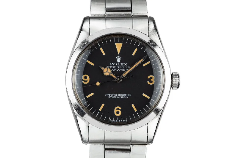 Rolex Explorer with vintage dial design -1981 Rolex Explorer 1016