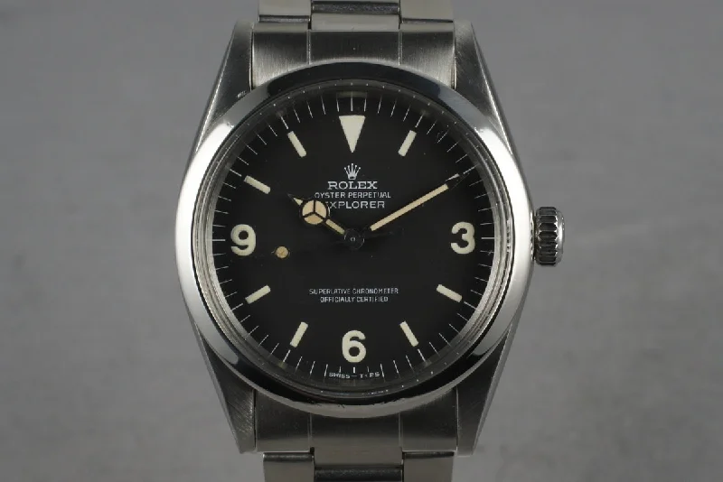 Rolex Datejust with polished bezel -1969 Rolex Explorer 1 1016