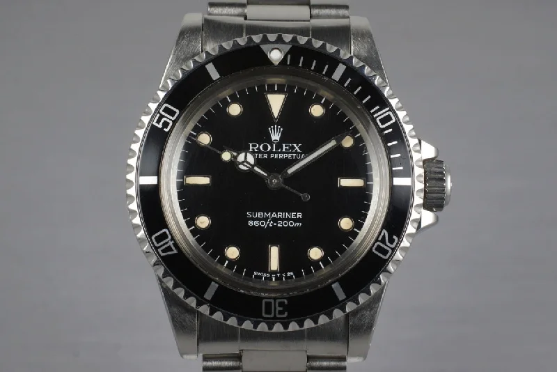 Rolex Cellini timepieces -1984 Rolex Submariner 5513