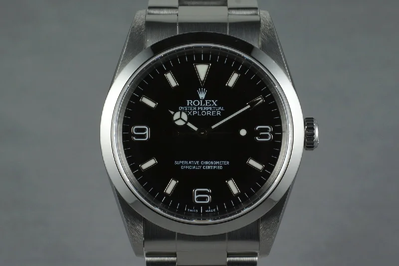 Rolex Milgauss with stainless steel case -1999 Rolex Explorer 14270