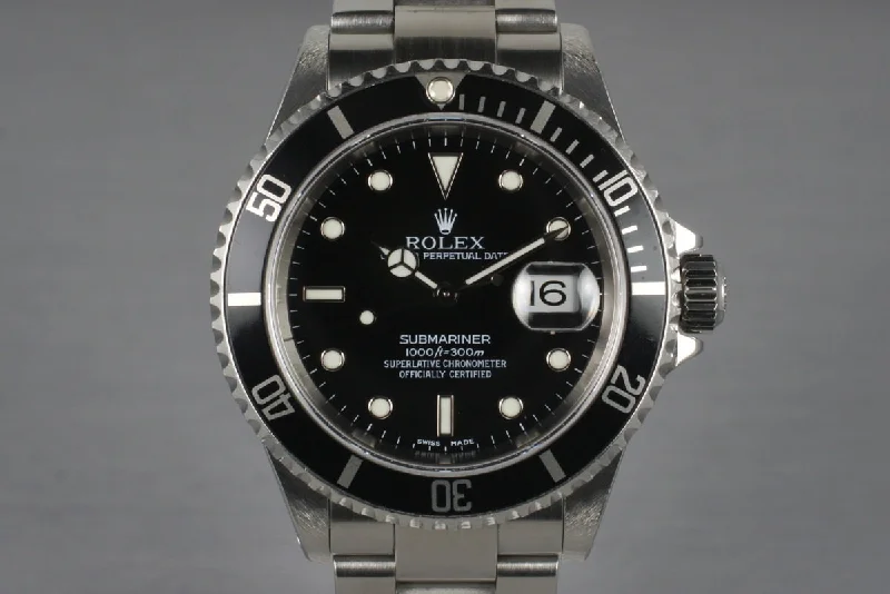 Rolex Milgauss with blue dial version -2001 Rolex Submariner 16610