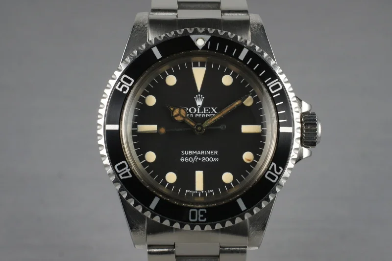 Rolex GMT-Master II with Pepsi bezel -1982 Rolex Submariner 5513 Mark IV with Box and Papers