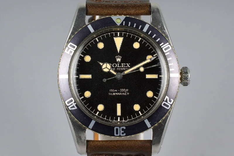 Rolex Sea-Dweller with luxury bracelet -1957 Rolex Submariner 6536-1 Service Dial