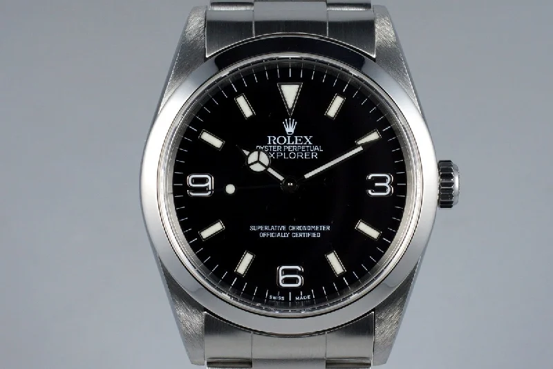 Rolex Datejust 41mm with two-tone bracelet -1999 Rolex Explorer 14270 with Box and Papers