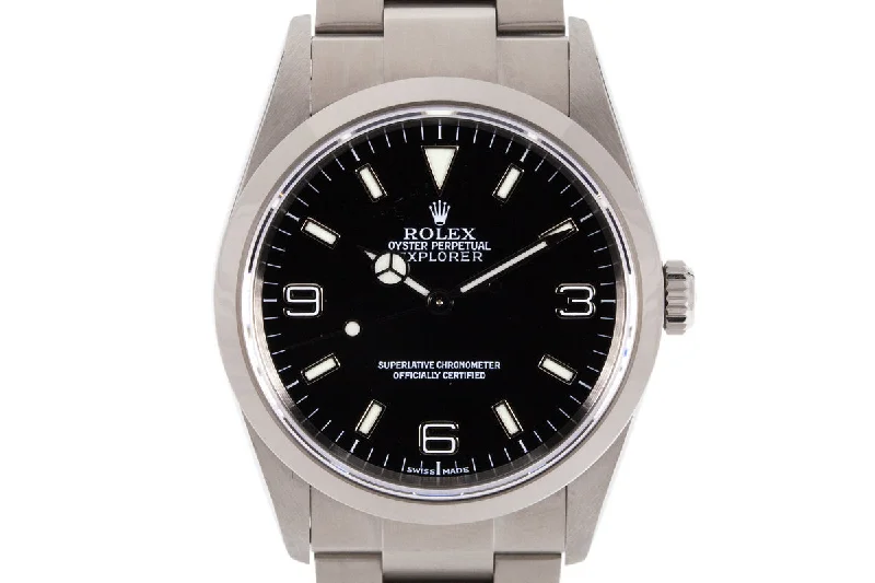 Rolex Milgauss with magnetic resistance -2002 Rolex Explorer 114270