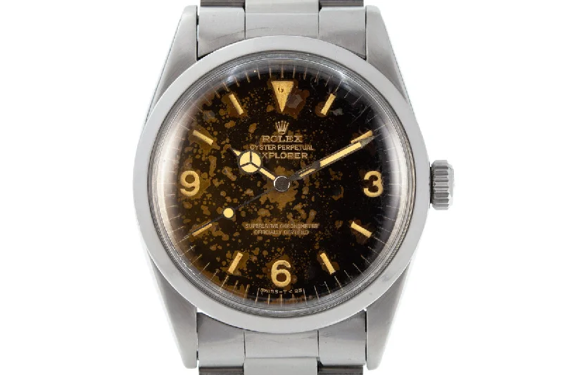 Rolex Submariner for divers -1965 Rolex Explorer 1016 with Tropical Gilt Dial