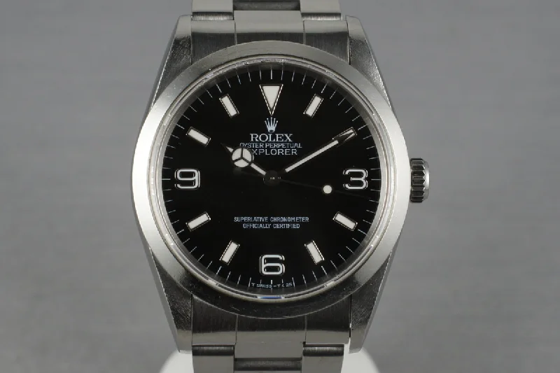 Rolex Milgauss with blue dial -1997 Rolex Explorer 14270