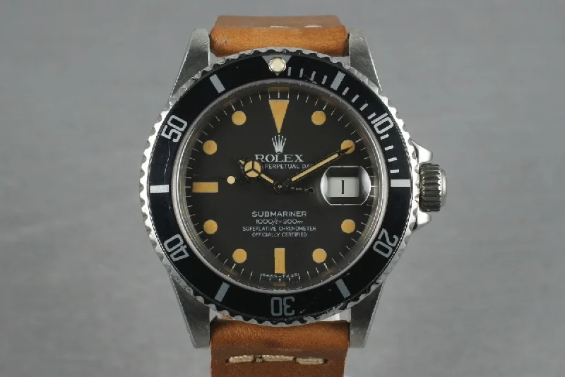 Rolex GMT-Master II with Jubilee bracelet -Rolex Submariner 16800 with orange lume