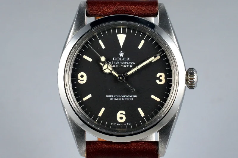 Rolex Day-Date with diamond markers -1969 Rolex Explorer 1 1016