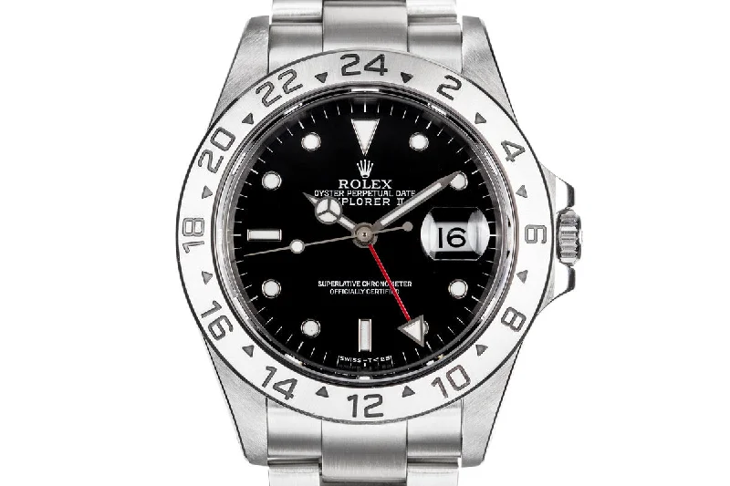 Rolex Sky-Dweller with white dial -1995 Rolex Explorer II 16570 Black Dial