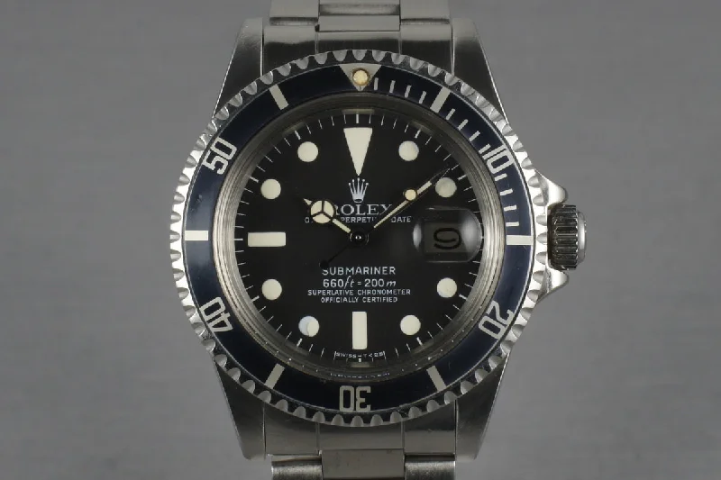 Rolex GMT-Master II with 24-hour time function -1979 Rolex Submariner 1680 with Box and Papers