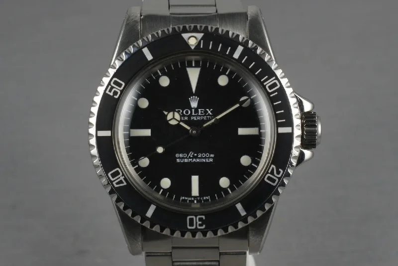 Rolex Day-Date with gold bracelet -1968 Rolex Submariner 5513 with Super Dome Crystal