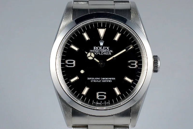 Rolex Datejust 36mm with diamond accents -1995 Rolex Explorer 14270