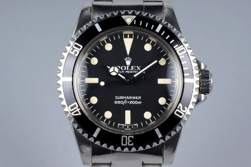 Rolex GMT-Master II with modern design -1982 Rolex Submariner 5513 Mark IV Maxi Dial