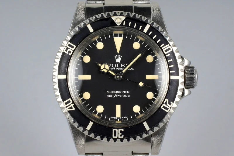 Rolex Submariner with new ceramic bezel -1979 Rolex Submariner 5513 Mark III Maxi Dial