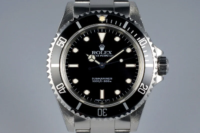 Rolex Submariner with classic black dial -1997 Rolex Submariner 14060