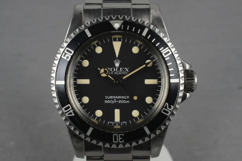 Rolex Air-King with vintage design -1982 Rolex Submariner 5513 with Maxi Mark 4 dial