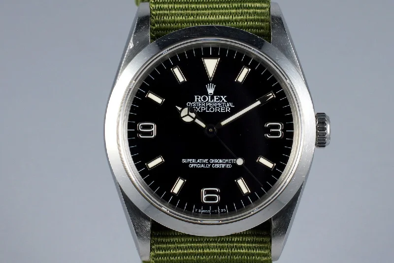 Rolex Yacht-Master with polished steel case -1991 Rolex Explorer 14270