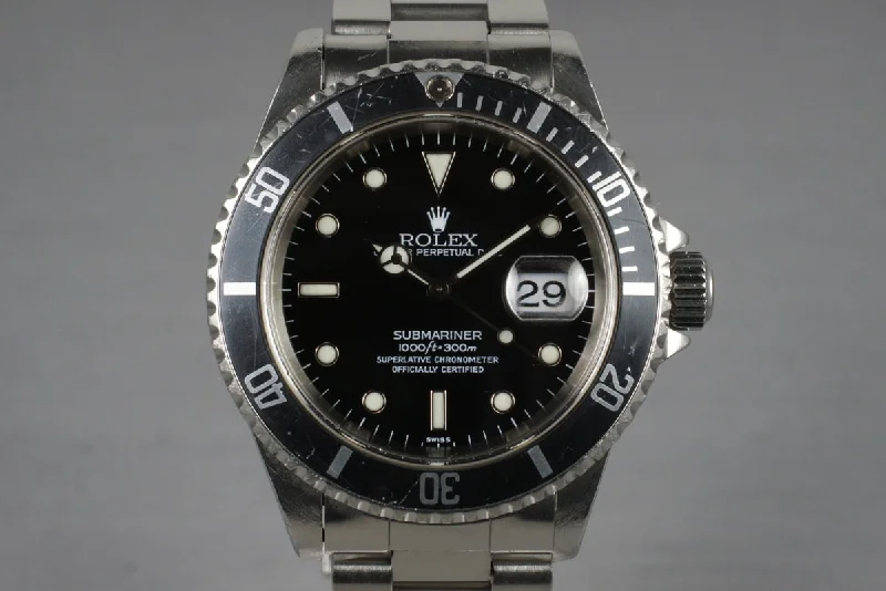 Rolex Explorer II white dial -1999 Rolex Submariner 16610 with Box and Papers