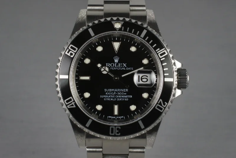 Rolex Datejust 41mm with jubilee bracelet -2006 Rolex Submariner 16610T with Box and Papers