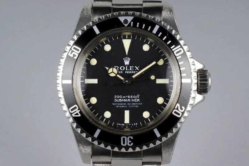 Rolex Deepsea 44mm with black bezel -1967 Rolex Submariner 5512 4 Line Meters First Dial