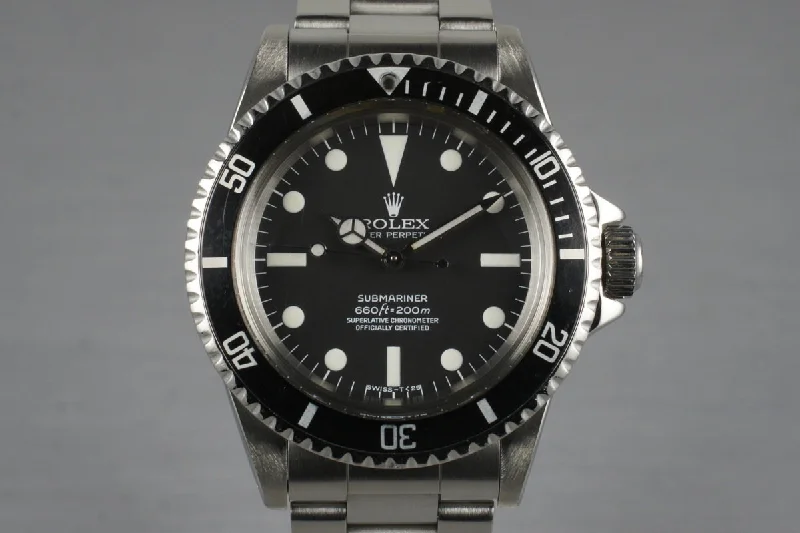 Rolex Submariner with blue bezel -1965 Rolex Submariner 5512