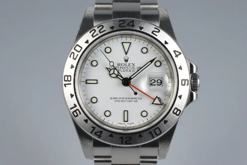 Rolex Sea-Dweller with deep-sea capabilities -2006 Rolex Explorer II 16570 White Dial