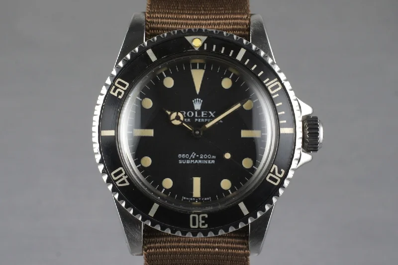 Rolex watches with limited-edition models -1972 Rolex Submariner 5513