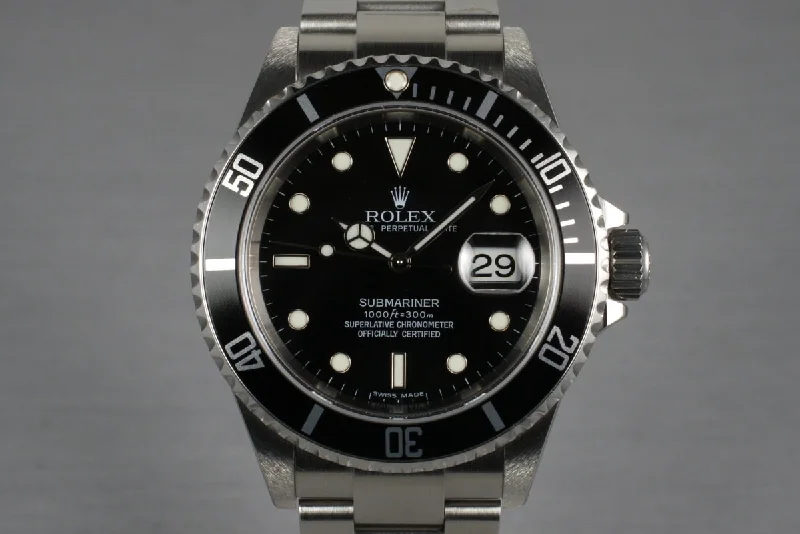 Rolex Yacht-Master 40mm with gold accents -2006 Rolex Submariner 16610 with Box and Papers