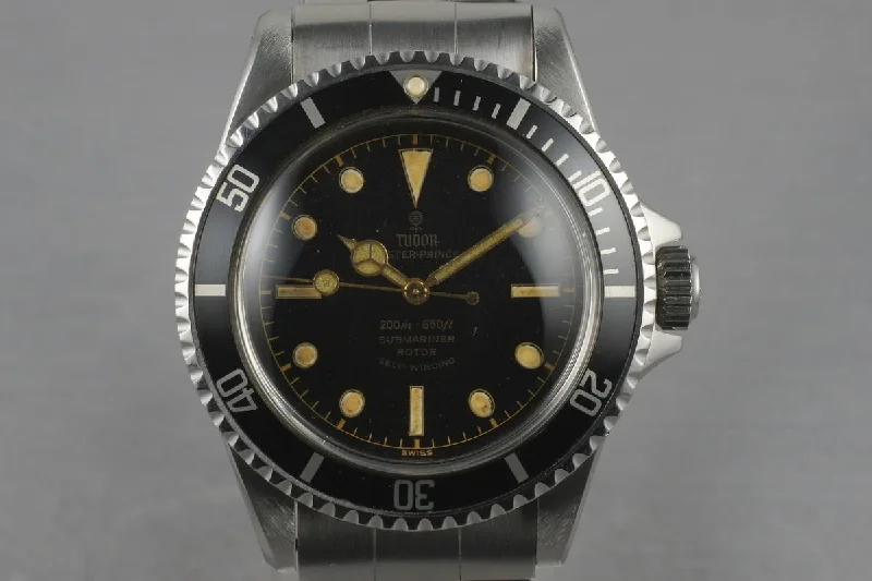 Rolex Day-Date with silver dial -1963 Tudor Submariner 7928 PCG with Box and Papers