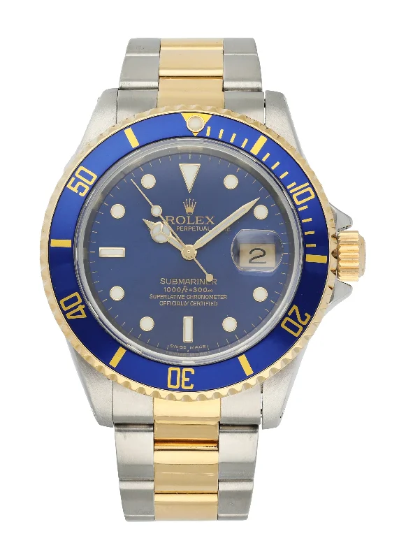 Rolex Daytona with gold accents -Rolex Submariner 16613 Men's Watch