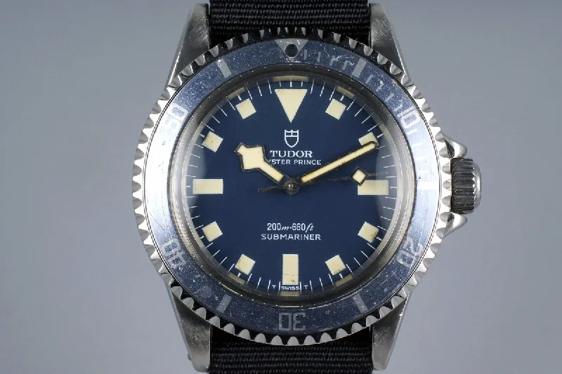 Rolex Milgauss with blue dial -1975 Tudor Submariner 9411/0 Blue Snowflake Marine Nationale with RSC Papers