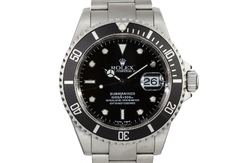 Rolex Submariner 50th Anniversary watch -2001 Rolex Submariner 16610