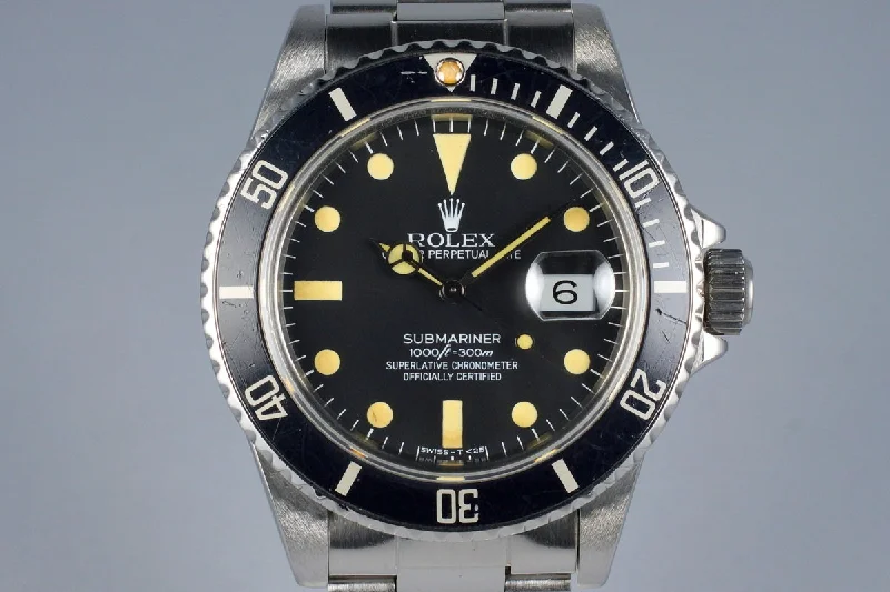 Authentic Rolex watches for sale -1983 Rolex Submariner 16800 with RSC Papers