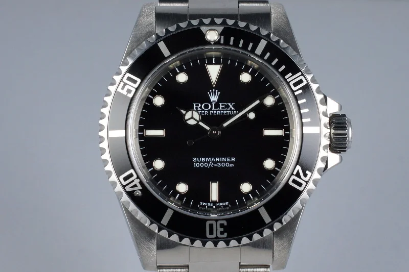 Rolex watches with chronograph functions -2002 Rolex Submariner 14060M