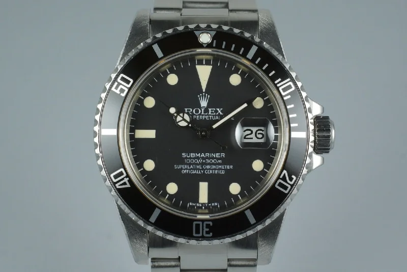 Rolex GMT-Master II with rose gold accents -1982 Rolex Submariner 16800