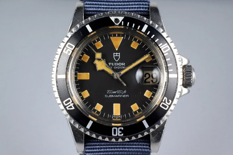 Rolex Submariner Date with black dial -1981 Tudor Submariner 94110 Black Snowflake