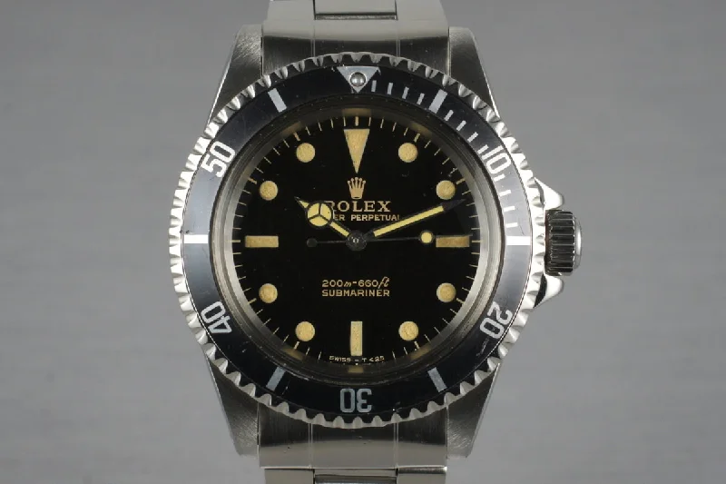 Rolex President Day-Date with diamond markers -1965 Rolex Submariner 5513 Glossy Gilt Meters First Dial