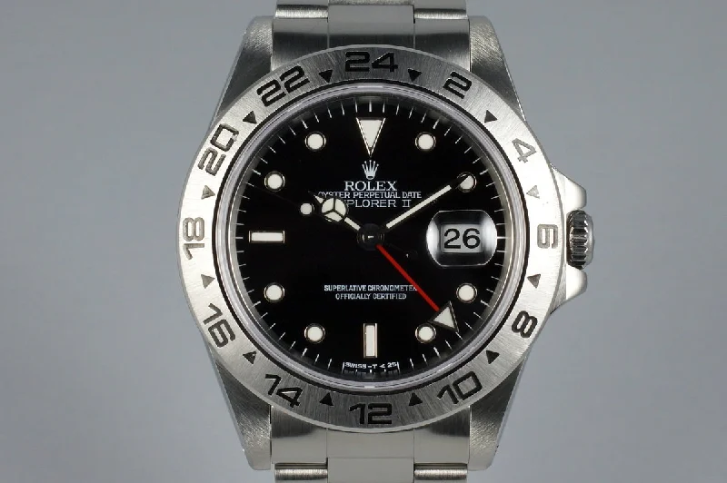 Rolex Day-Date 36mm with gold case -1995 Rolex Explorer II 16570 Black Dial