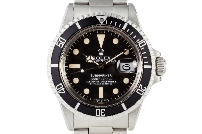 Rolex Milgauss with lightning bolt hand -1978 Rolex Submariner 1680