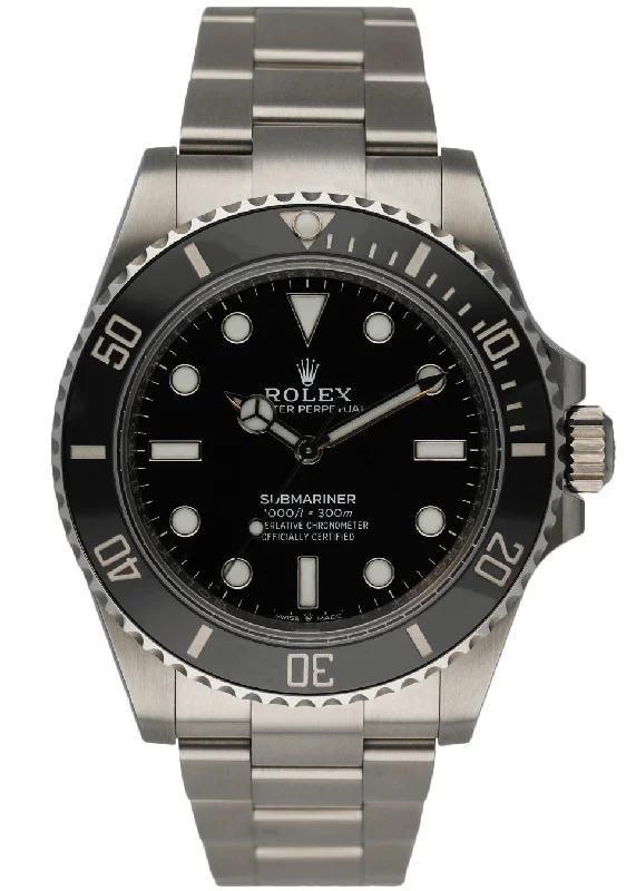 Rolex Sea-Dweller 4000m water resistance -Rolex Submariner No Date 124060 Men's Watch