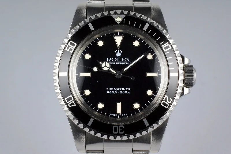 Rolex Day-Date with silver dial -1985 Rolex Submariner 5513